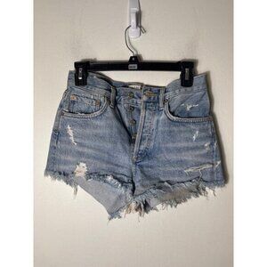 Agolde Viintage Look Cutoff Denim Shorts Sz 23